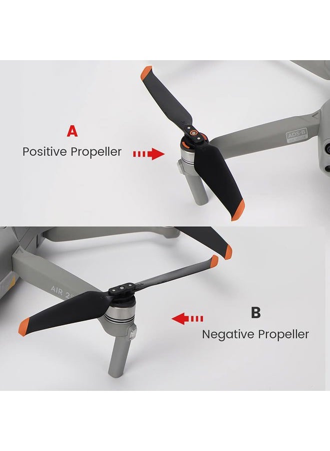 Behorse (10Pcs) Mavic Air 2/Air 2s Propellers Zoom Low Noise Spare Blades for DJI Mavic Air 2/Air 2s Drone Quadcopter Accessory Replacement Quick-Release Props - Image 5