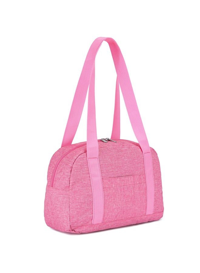 Leamekor Mini Gym Bag for Women Girls, 12 inch Small Gym Tote, Lightweight Small Carry On Duffle Bag for Travel Sports, Rose, 497.74 cubic inches, Casual - Image 1