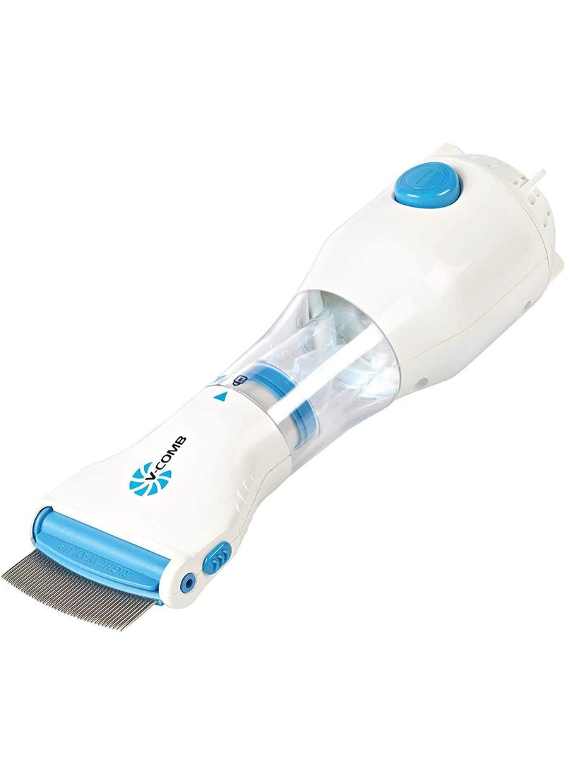 SUKILO Allergy and Chemical Free Head Lice Treatment Comb –Natural Lice Vacuum Comb with Disposable Capture Filters – Removes Lice, Eggs, and Super Lice Safely for Whole Family  - Image 1