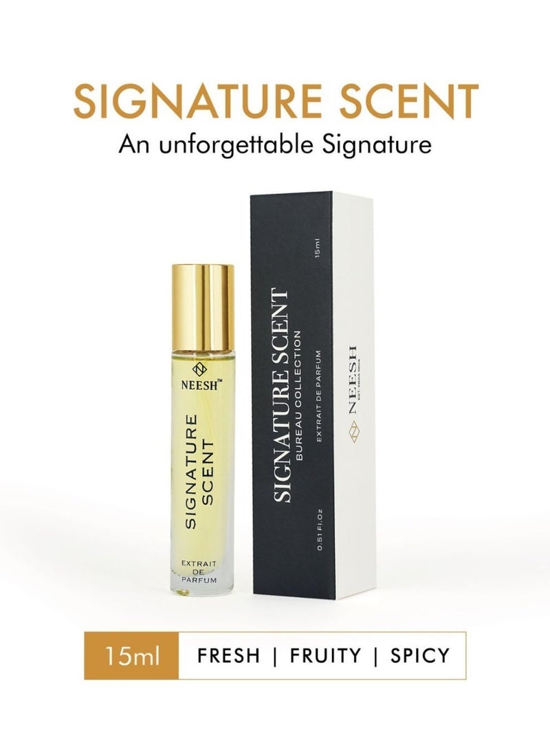 نيش عطر "Signature Scent" (15 مل) – خلاصة عطر (Extrait de Parfum) للرجال، عطر فاخر يدوم طويلاً - Image 2