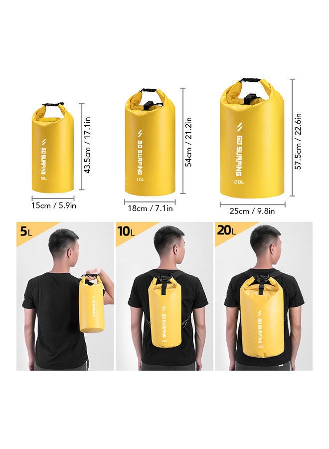NIBEMINENT 5L PVC Waterproof Dry Bag Roll Top Sack Blue 30.00*5.00*13.00cm - Image 2