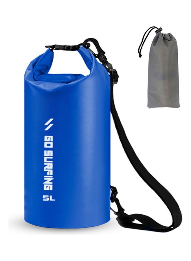 NIBEMINENT 5L PVC Waterproof Dry Bag Roll Top Sack Blue 30.00*5.00*13.00cm - Image 1