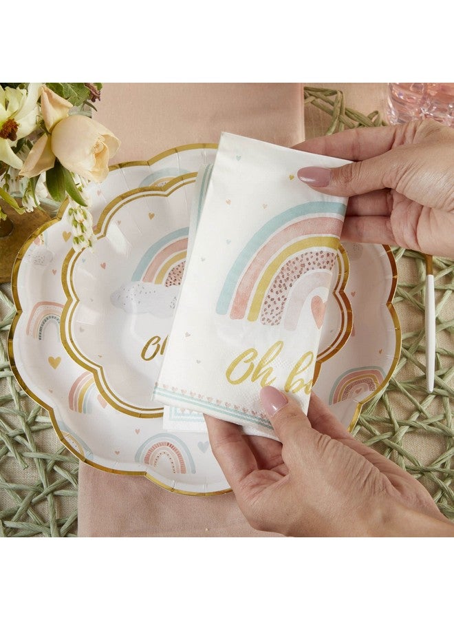 Kate Aspen Boho Rainbow Baby Shower Decorations, One Size, Napkins - Image 4