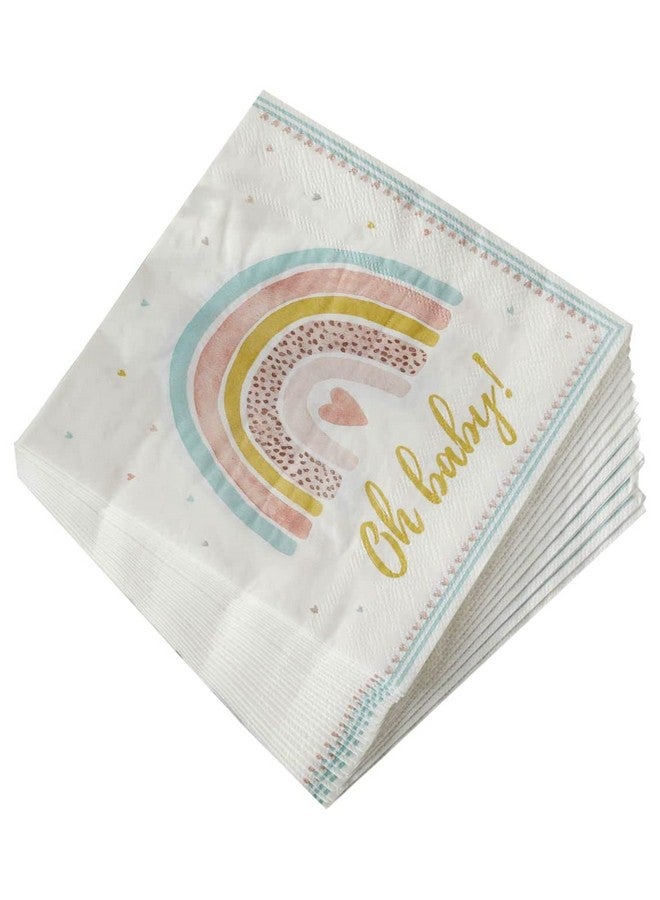 Kate Aspen Boho Rainbow Baby Shower Decorations, One Size, Napkins - Image 1