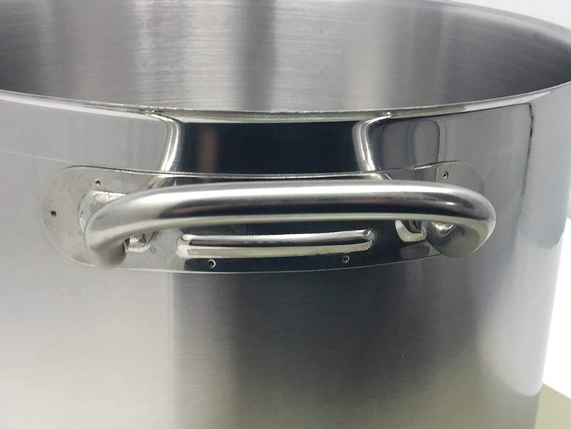 Update International 16 Qt Stainless Steel Stock Pot w/Cover, silver, SPS-16 - Image 4