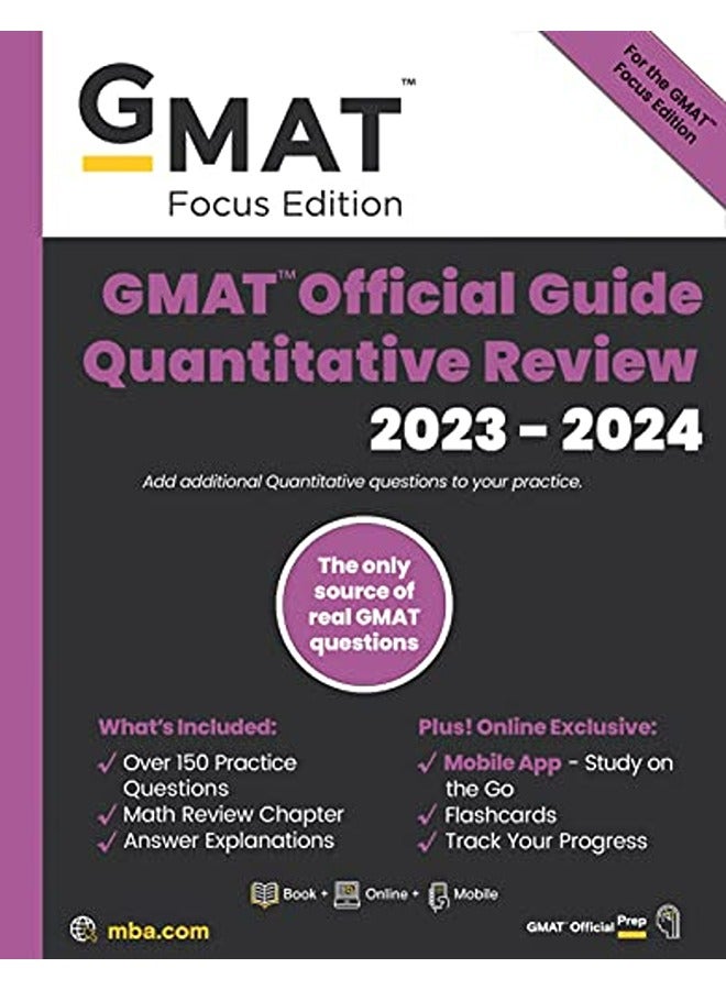 GMAT Official Guide Quantitative Review 2023-2024  - Image 1