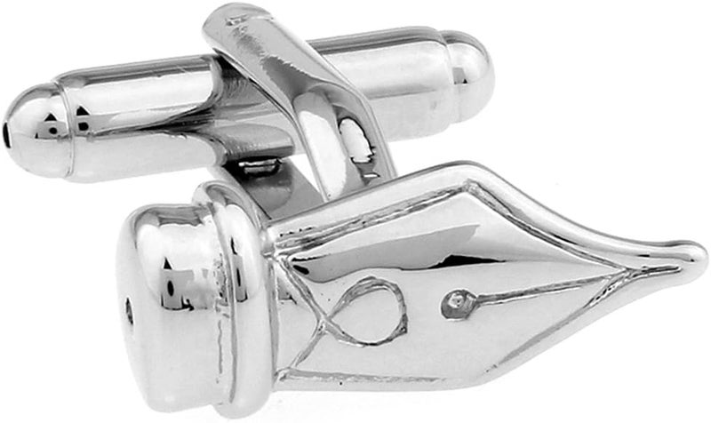 Vcufflinks Quill Fountain Pen Pair Cufflinks - Image 1