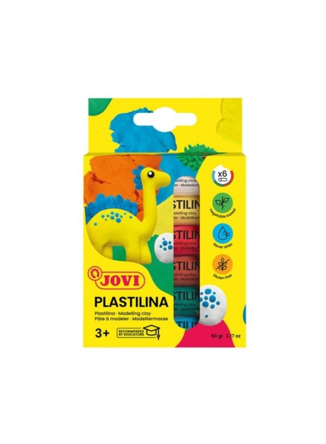 جوفي طين تشكيل بلاستلينا 6 قطع - Image 2