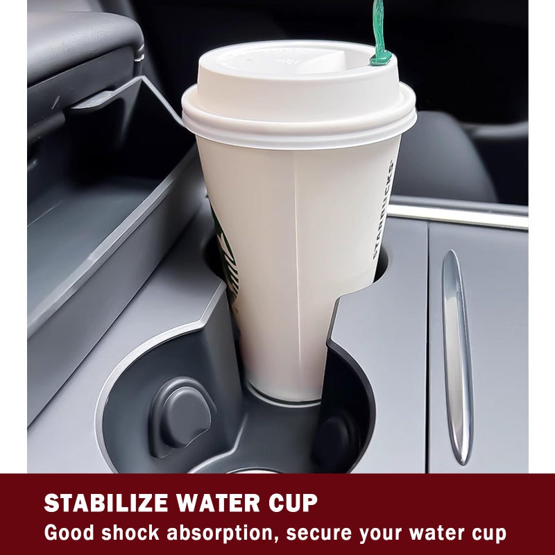 YGDMD 2026 Upgrade Car Cup Holder Insert,Anti-Slip Silicone Cupholder Insert for Car Stabilising Water Cups,Self-Adhesive Automotive Cup Holders Pad for Most Cars/Trucks/SUVs - Image 4
