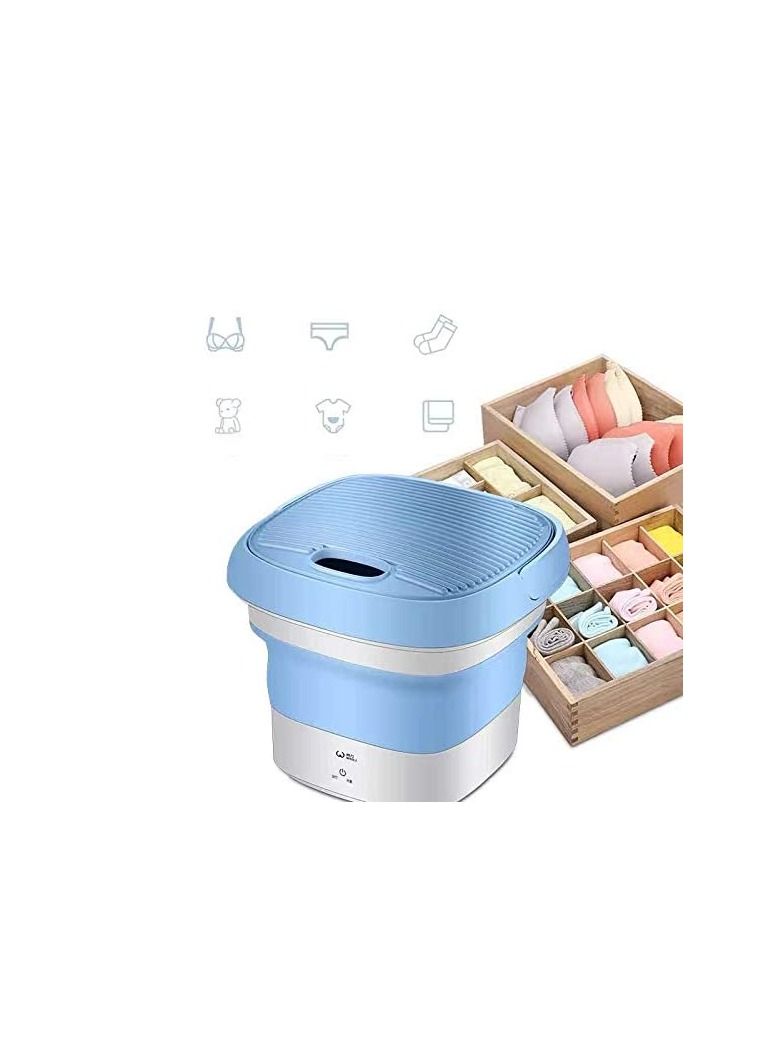 Mini Foldable Washing Machine Portable Deep Cloth Cleaning Washing Machine For Home Multicolor  - Image 5