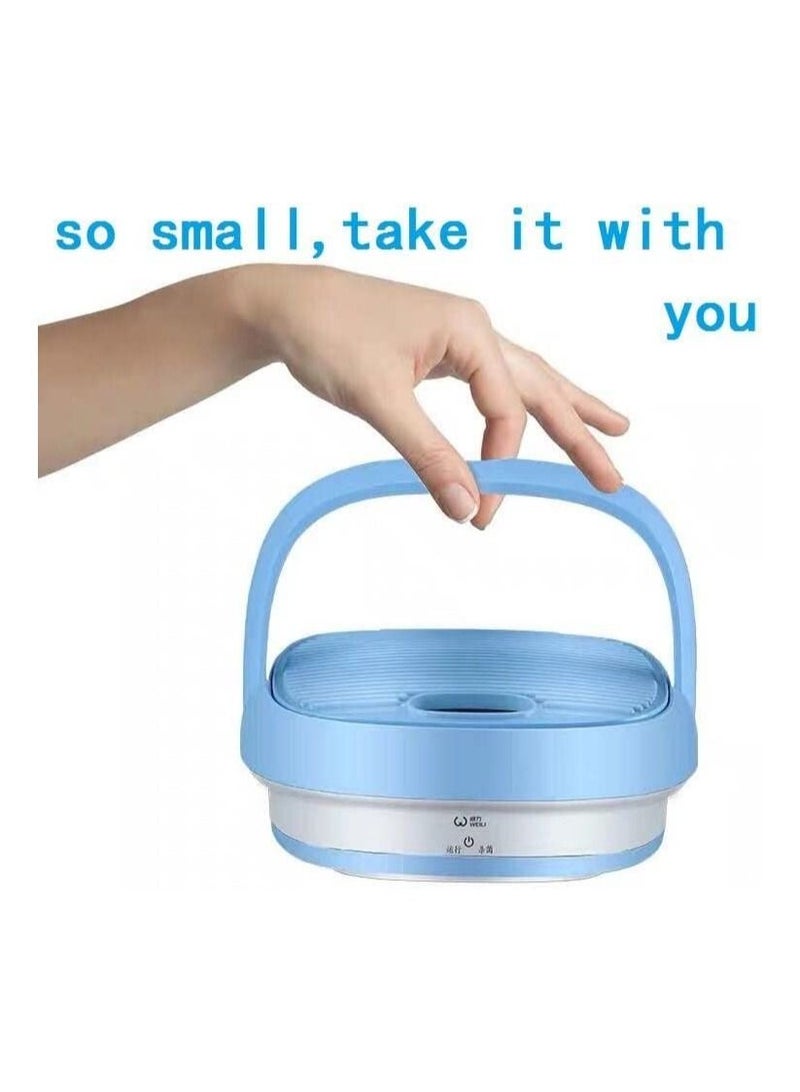 Mini Foldable Washing Machine Portable Deep Cloth Cleaning Washing Machine For Home Multicolor  - Image 2