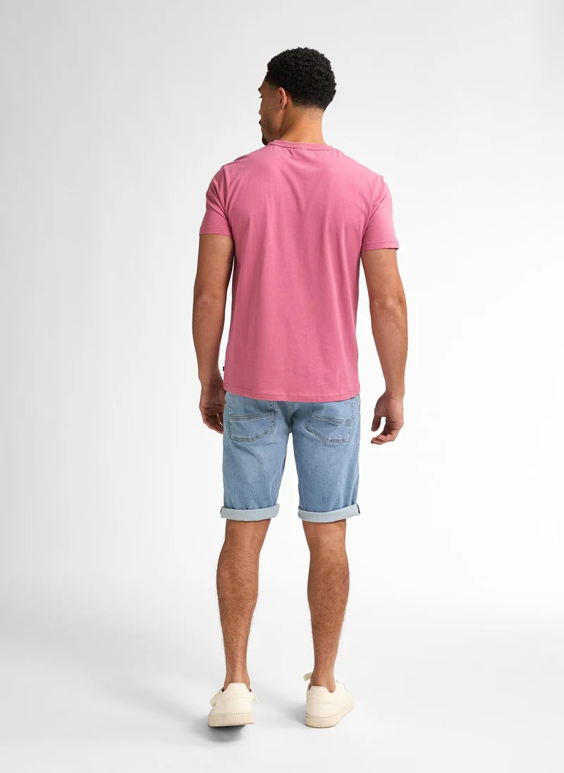 Petrol Industries 3170-Dusty Plum Men T-Shirt SS Classic Print for Men | Best Price UAE