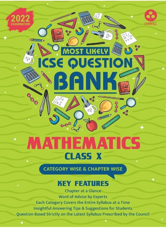 Most Likely Question Bank - Mathematics: ICSE Class 10 for 2022 Examination  - Image 1