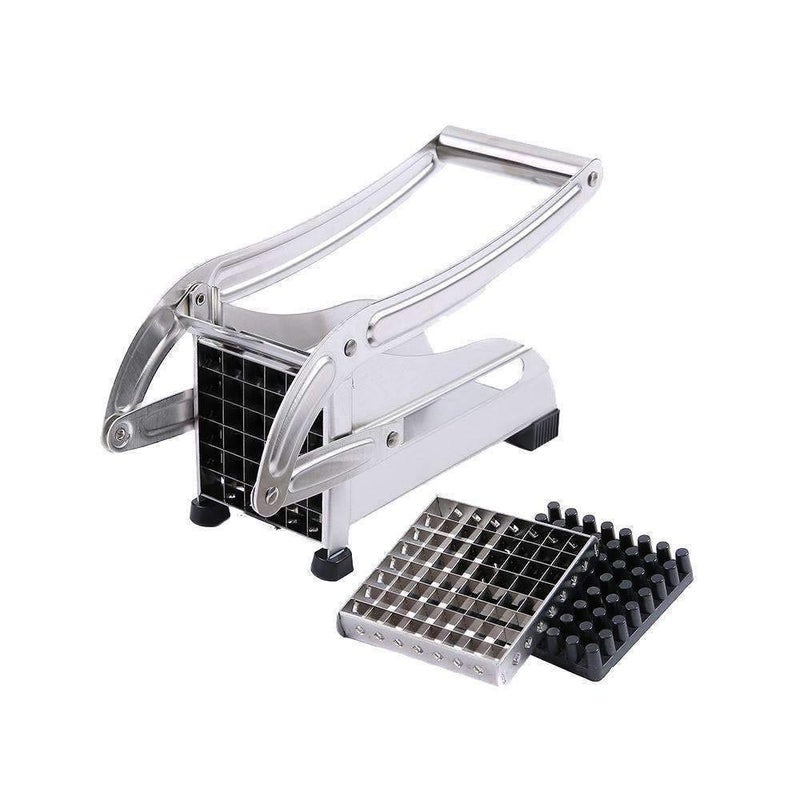 EBOFAB Stainless Steel Potato Cutter French Fry Cutter Veg Slicer Potato Chipper Home Kitchen Tool for Vegetable Fruit - Image 4