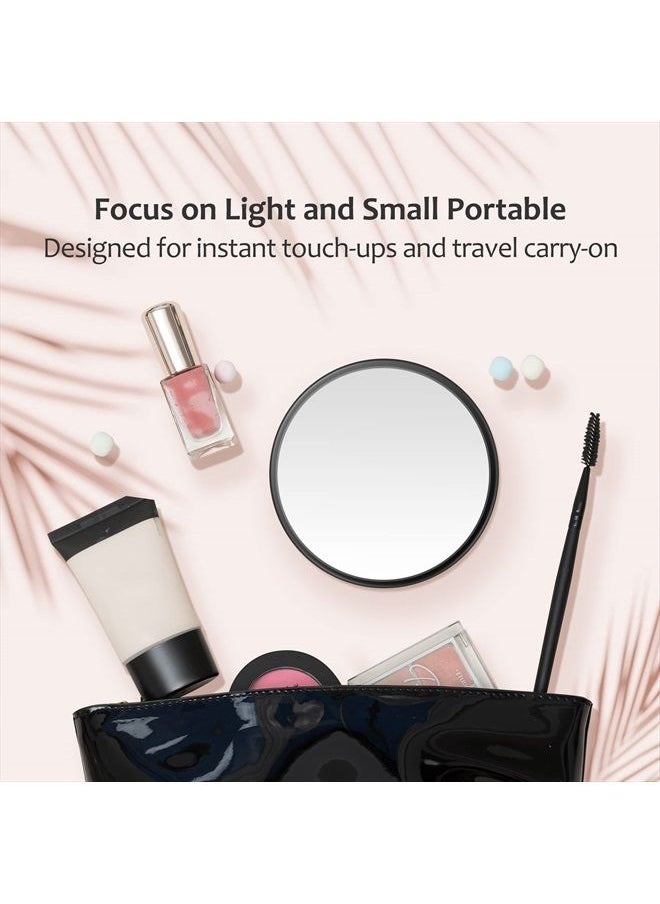 20X Magnifying Mirror, 20X Magnifying Mirror Suction Cup and Tweezers, As a Mganifying Makeup Mirror, Pocket Mirror Set for Eyes Makeup 3.5 Inches