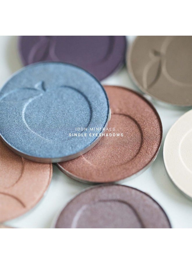 IDUN MINERALS Mineral Single Eyeshadow Enhance Your Eyes With Perfect Touch Shimmery Shades To Matte Tones Ensure A Colortrue, Pigmented And Creaseresistant Result Kastanj 0.1 Oz  - Image 3