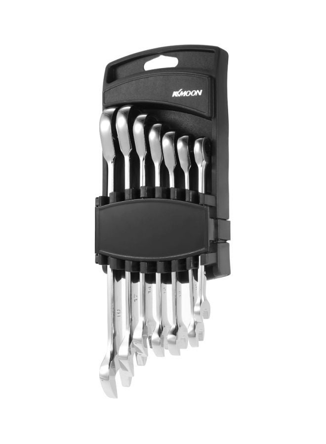 NIBEMINENT 7-Piece Combination Wrench Set Silver 8.8kg  - Image 1