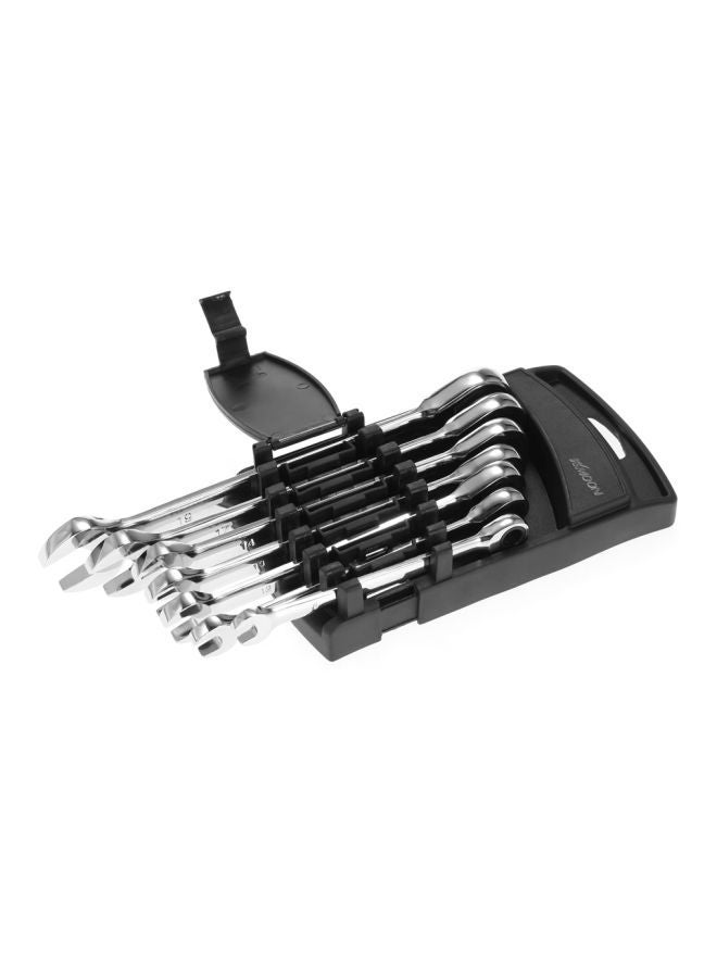 NIBEMINENT 7-Piece Combination Wrench Set Silver 8.8kg  - Image 4