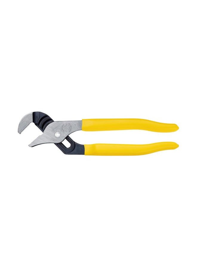 Klein Tools D502-10 Pump Pliers, 10-Inch Tongue and Groove, Quick-Adjust Rivet, 1-3/4 Inch Max Parallel Jaw Range, Tension Loaded Joint  - Image 1