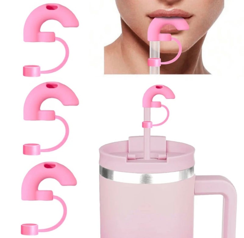 1pc anti wrinkle straw topper compatible with tumbler with straw, tumbler accessories and stanley accessories,reusable tip. - Image 3