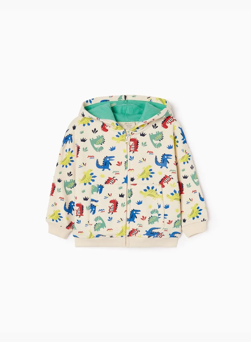 Zippy Zippy Brushed Jacket In Cotton For Baby Boys