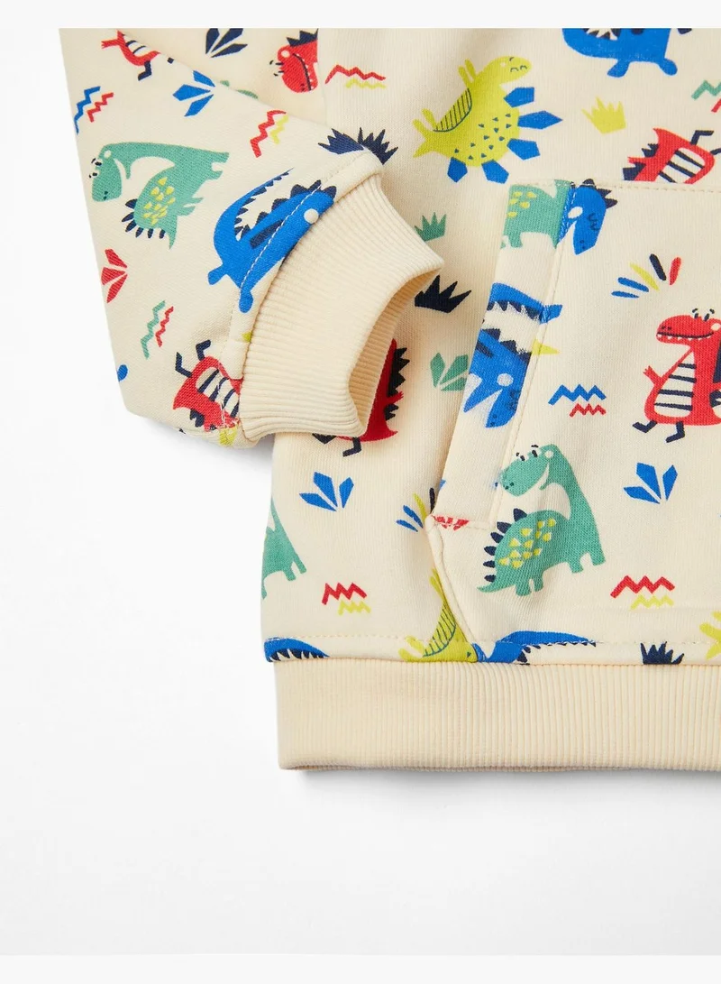 Zippy Zippy Brushed Jacket In Cotton For Baby Boys