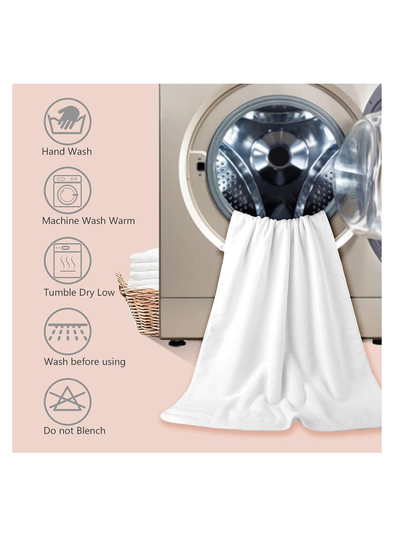 فابينني ملاءة حمام من الألياف الدقيقة مكونة من قطعتين لون أحمر خمري 80x160 سم منشفة شاطئ ناعمة ومتينة من الألياف الدقيقة فائقة الامتصاص وسريعة التجفيف منشفة حمام من الألياف الدقيقة كبيرة للرياضة والسفر والشاط - Image 3