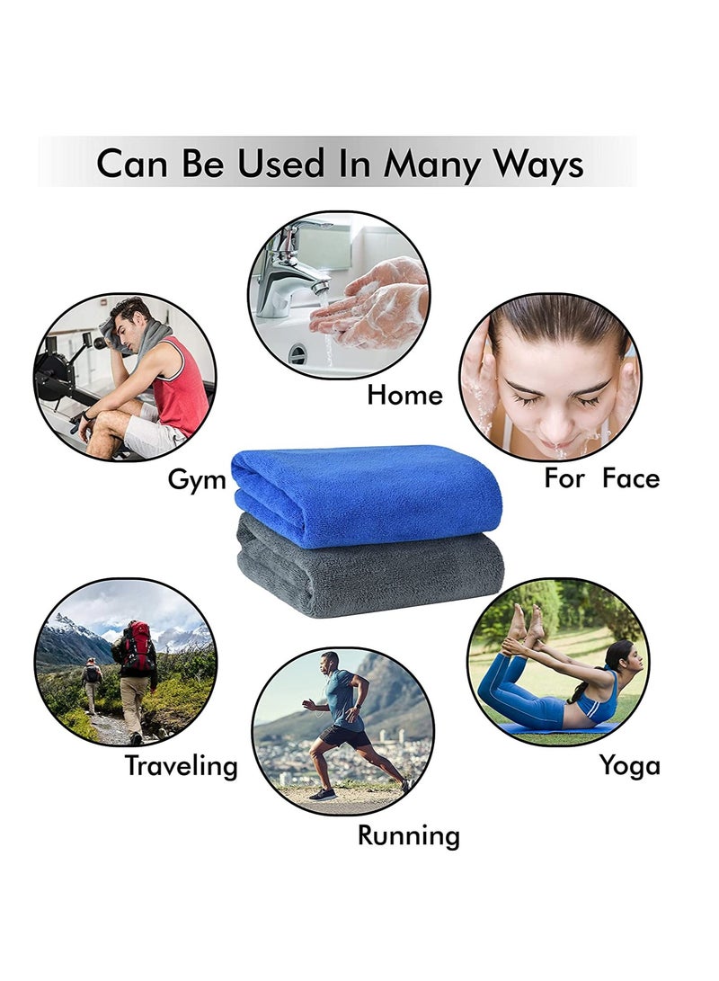 فابينني ملاءة حمام من الألياف الدقيقة مكونة من قطعتين لون أحمر خمري 80x160 سم منشفة شاطئ ناعمة ومتينة من الألياف الدقيقة فائقة الامتصاص وسريعة التجفيف منشفة حمام من الألياف الدقيقة كبيرة للرياضة والسفر والشاط - Image 4