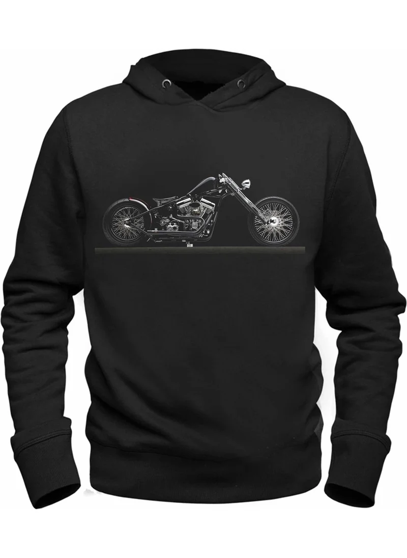 Alfa Tshirt Motorcycle Rider Hooded Kids Sweatshirt