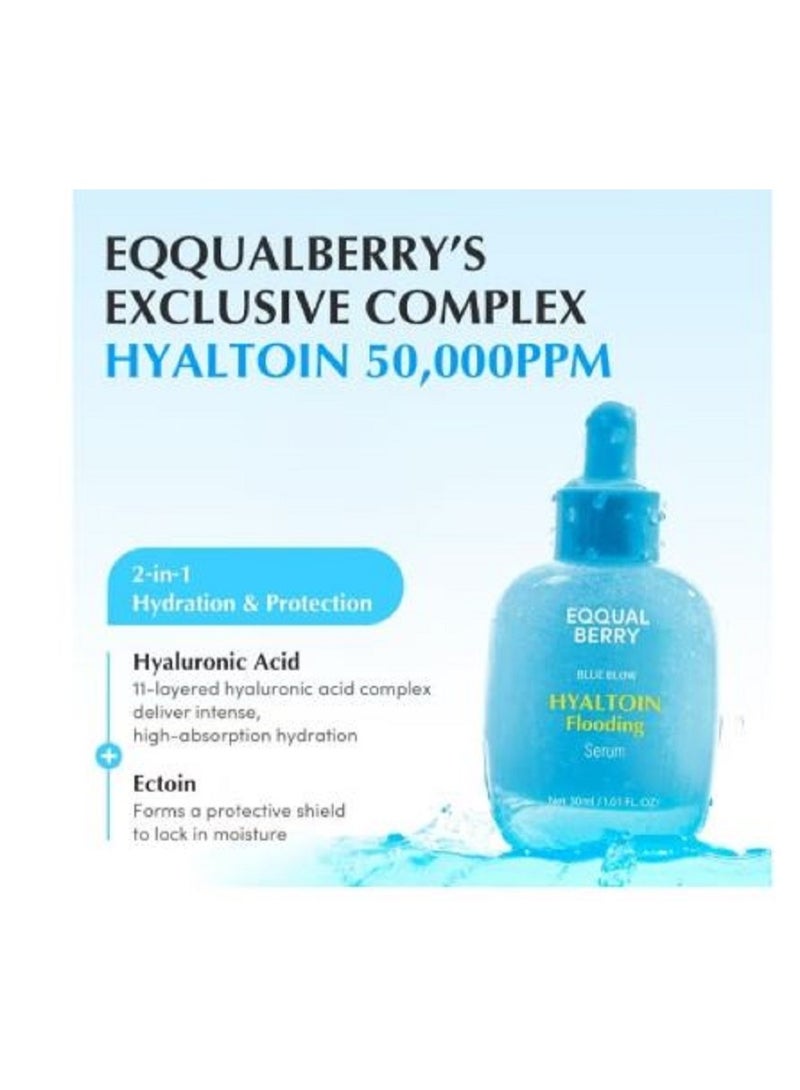 إيكوالبيري سيروم سموثي هيالتوين من ايكوالبيري - مرطب عميق للعناية بالبشرة الكورية مع 11 حمض الهيالورونيك والاكتوين والماء الجليدي، تقوية الحواجز مع 5 سيراميد، توهج منعش (1.0 اونصة/ 30 مل) - Image 2