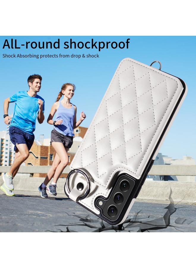 اس-توب جراب لهاتف Samsung Galaxy S22+ 5G جراب هاتف بنمط معيني مع حبل قصير - Image 2