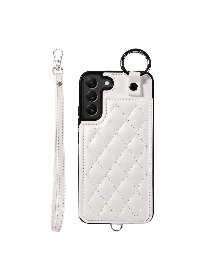 اس-توب جراب لهاتف Samsung Galaxy S22+ 5G جراب هاتف بنمط معيني مع حبل قصير - Image 1