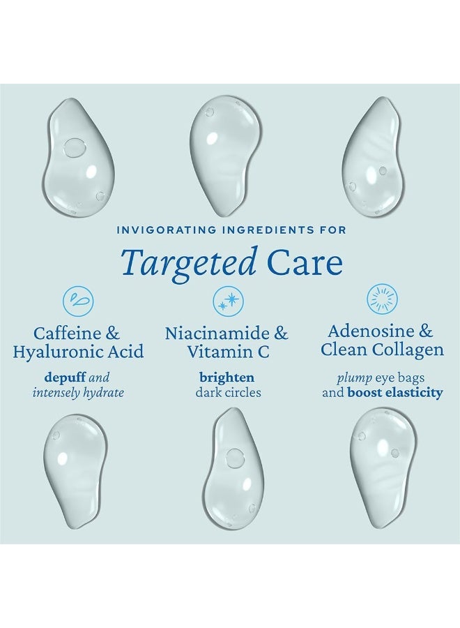 بليف Aqua Bomb Cooling Eye Gel - الكافيين وحمض الهيالورونيك للانتفاخ والترطيب ، النياسيناميد وفيتامين ج للهالات السوداء ، الأدينوزين والكولاجين للنفخ والشد ، العناية بالبشرة الكورية - Image 5