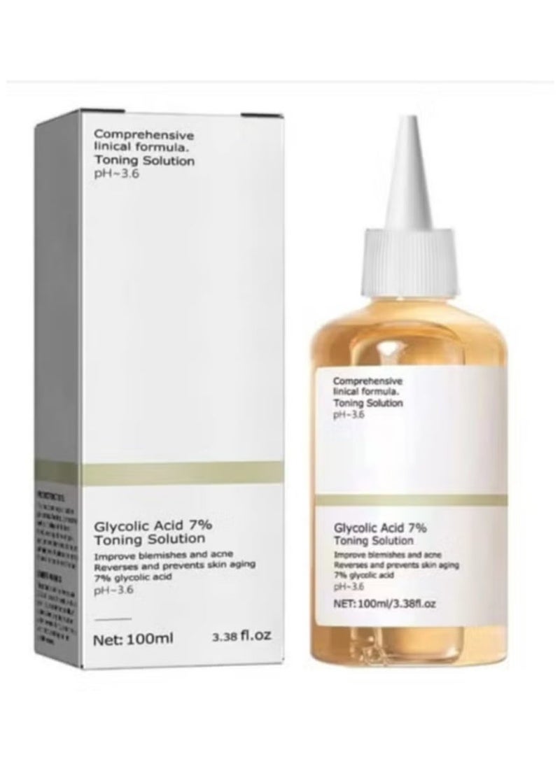 EELHOE Glycolic Acid 7 Percent Toner – Facial Exfoliating Serum for Skin Tone Support - Image 2
