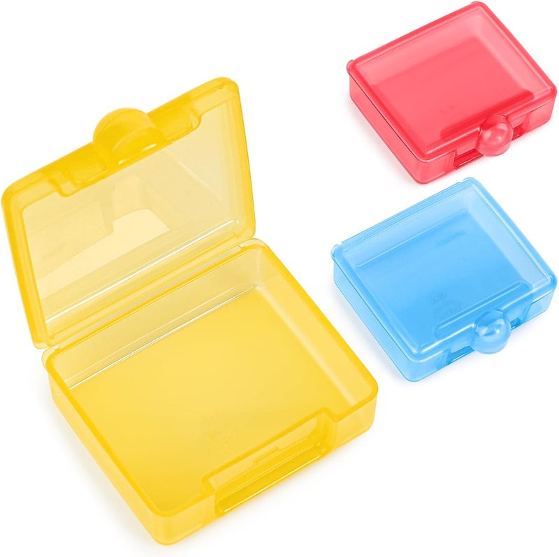 Sukuos Sukuos Small Pill Box 3 pcs, Cute Travel Pill Organizer Daily Pill Case Container Portable for Pocket Purse for Vitamin Fish Oil Supplements, Easy to Clean 