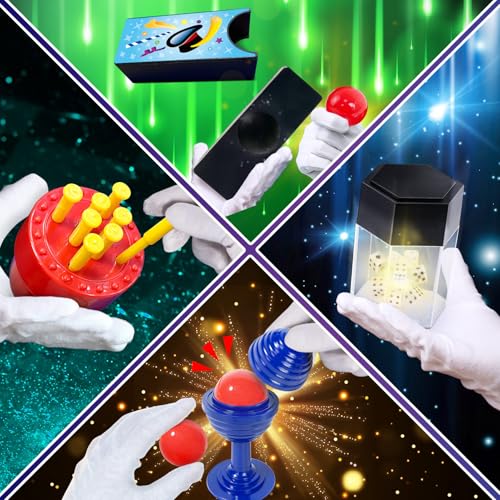 PATIFEED Magic Kit, 60 Magic Tricks for Kids Age 6-8, Magic Set with Instructions, Gift Toys for Kids Ages 6 7 8 9 10 11 12 Year Old - Image 3
