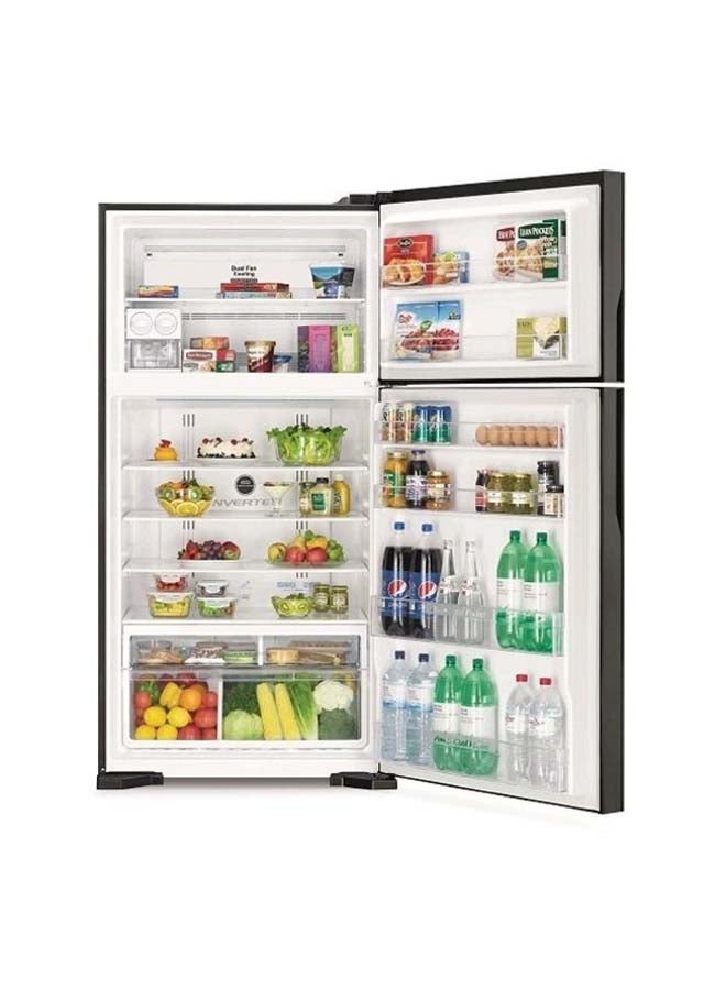 HITACHI Top Mount Refrigerator RV990PUK1K Grey - Image 2