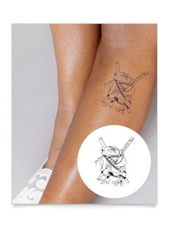 inkbox Inkbox Temporary Tattoos, Semi-Permanent Tattoo, One Premium Easy Long Lasting, Water-Resistant Temp Tattoo with For Now Ink - Lasts 1-2 Weeks, Senpai, 4 x 4 in 