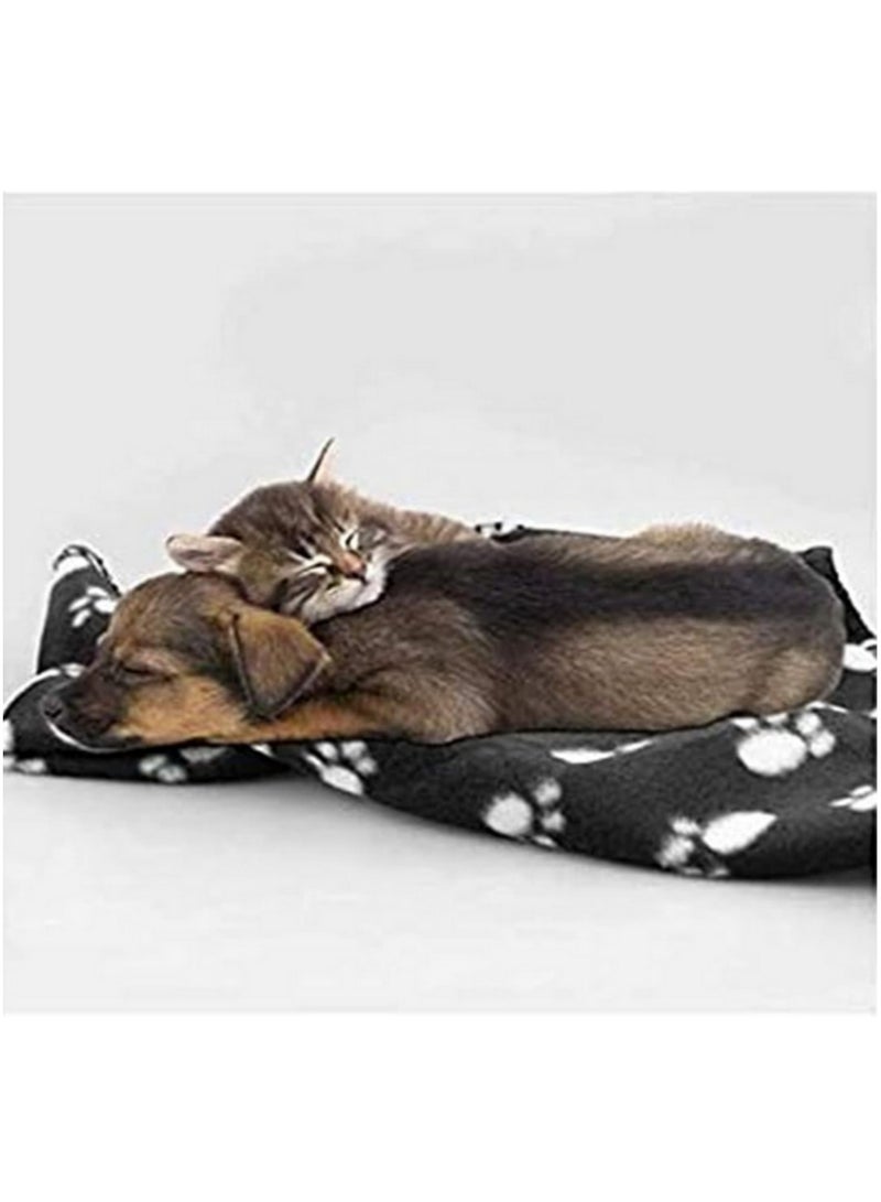 1PCS Pet Blanket for Dogs Cats Double Sided Fleece Soft Warm Plush Blanket Cushion Mat Non Shedding Easy Clean Reactive Printing Durable Pet Supplies-70x100cm - Image 5