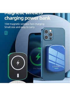 ليفور 2 في 1 باور بانك مغناطيسي لاسلكي PD 20W 10000 مللي أمبير / ساعة  - Image 2