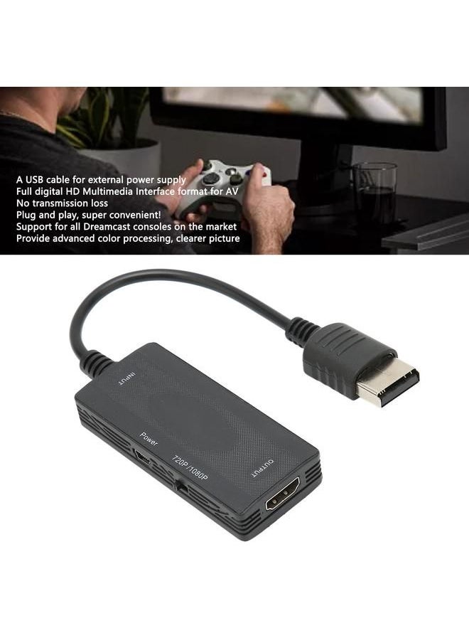 Arabest - For Sega Dreamcast to HD Multimedia Interface Converter HD HD Multimedia Interface Cable for Sega Dreamcast DC Console - Image 1