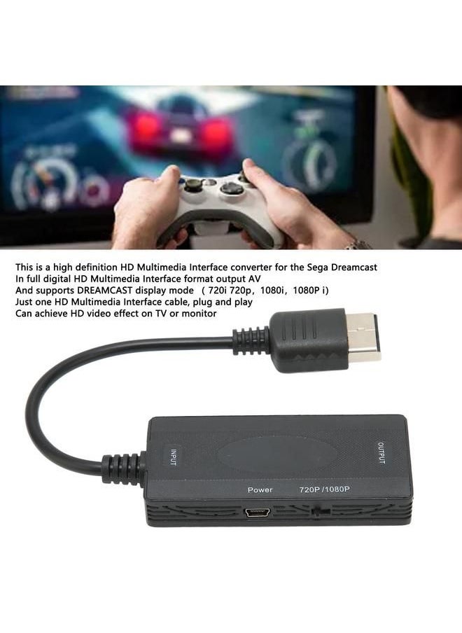 Arabest - For Sega Dreamcast to HD Multimedia Interface Converter HD HD Multimedia Interface Cable for Sega Dreamcast DC Console - Image 1