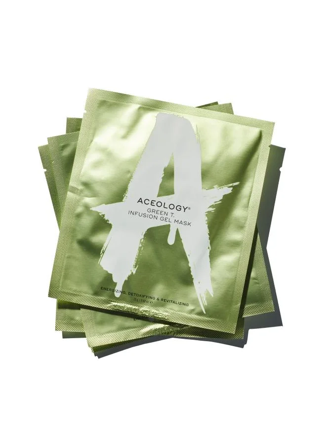 ايسولوجي Green T Infusion Gel Mask - 4 Pack