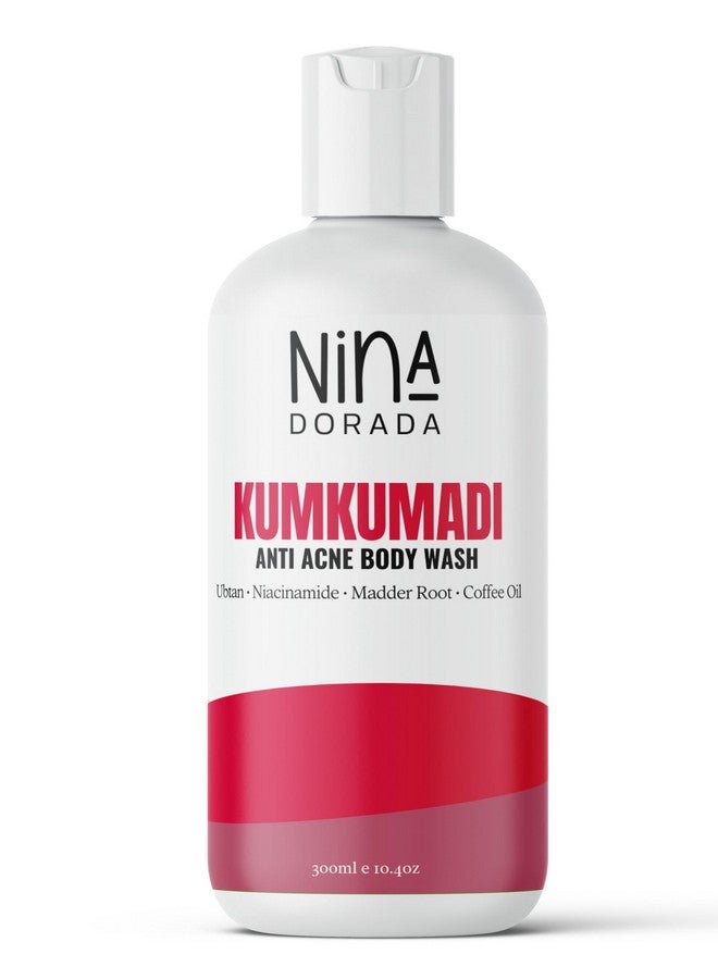 نينا دورادا غسول الجسم كومكومادي بالأوبتان والنياسيناميد المضاد للعيوب لأضرار أشعة الشمس والسمرة اليومية جل الاستحمام الصيفي للبشرة الدهنية والدهنية 300 مل للرجال والنساء - Image 1
