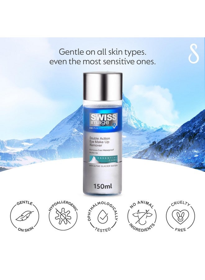 سويس إيمدج مزيل مكياج العيون من إيسينشال كير بمفعول مزدوج، 150 مل - Image 2