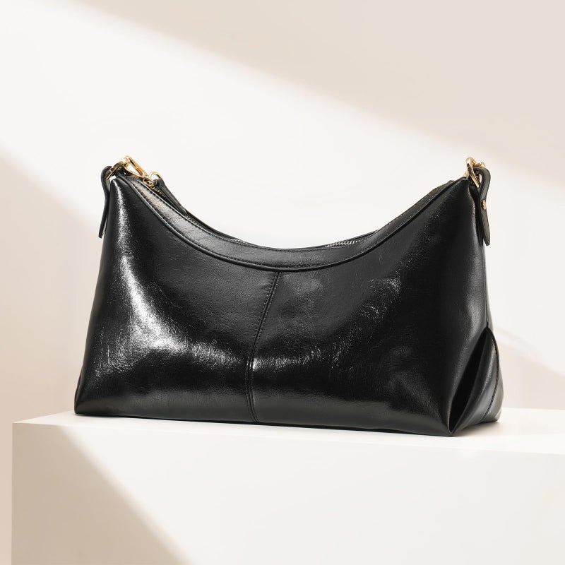 CHUNLI Shoulder Bag PU Leather Purses for Women Trendy Cute Hobo Bags with Zip Closure Designer Tote Handbags - Image 3