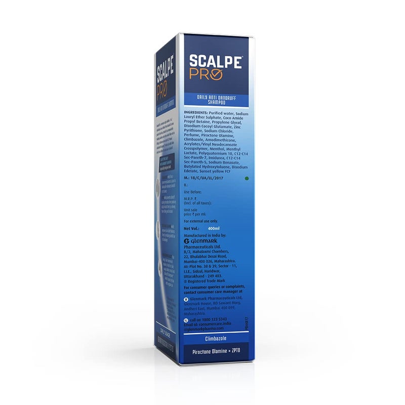 Scalpe Pro Anti dandruff Shampoo 400ml Pack of 4 - Image 2