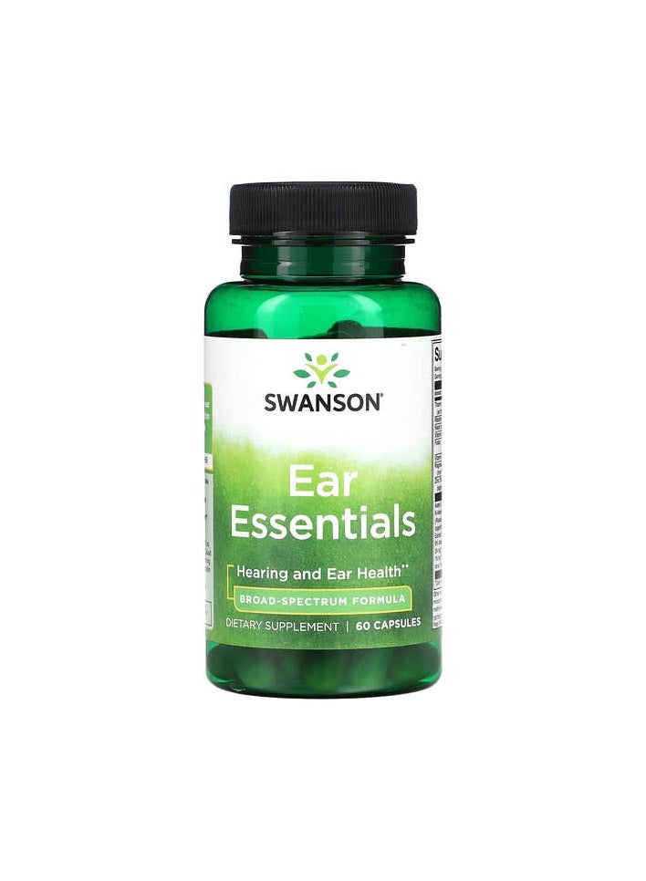 SWANSON Ear Essentials, 60 Capsules