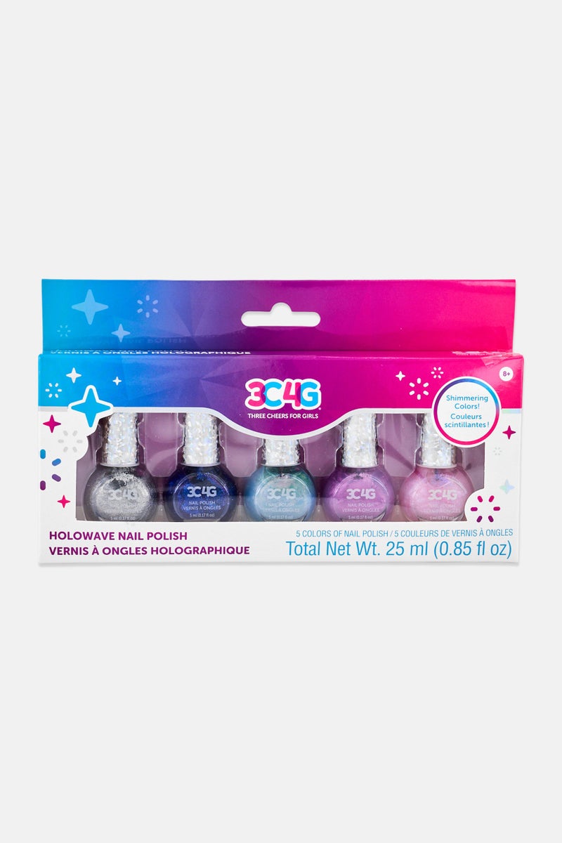 3C4G 5 Pieces Holowave Nail Polish Set 25 ml - Image 1