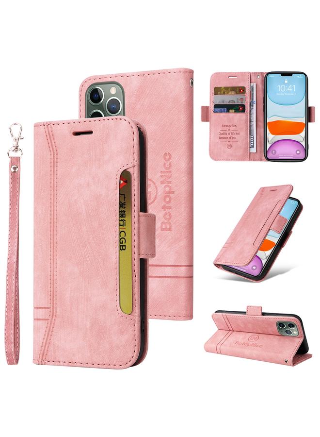 Case For iPhone 11 Pro Max Dual-side Buckle Leather Phone Case